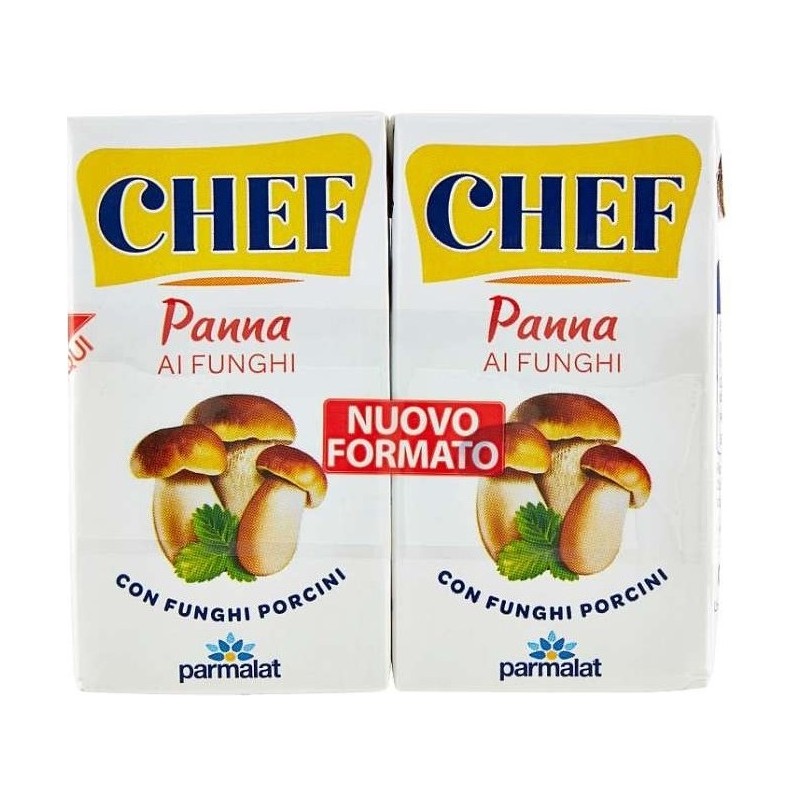 CHEF PANNA AI FUNGHI 2 X 125 GR X 18 CF