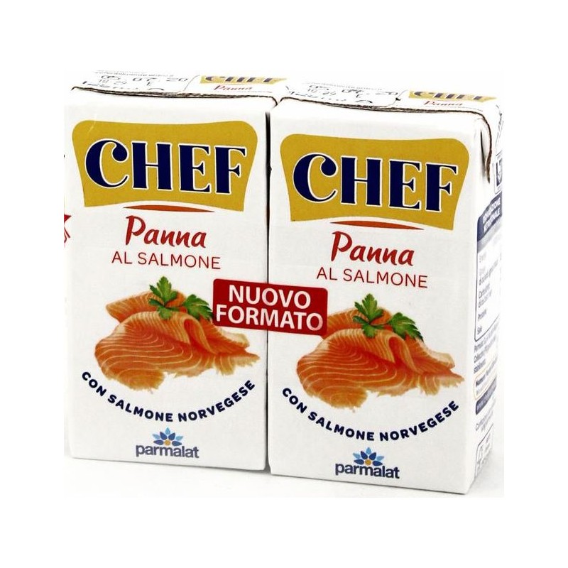 CHEF PANNA AL SALMONE 2 X 125 GR X 18 CF