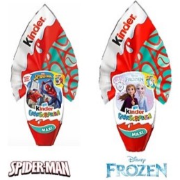 KINDER GRANSORPRESA E263 LUI/LEI SPIDERMAN/FROZEN G220X4