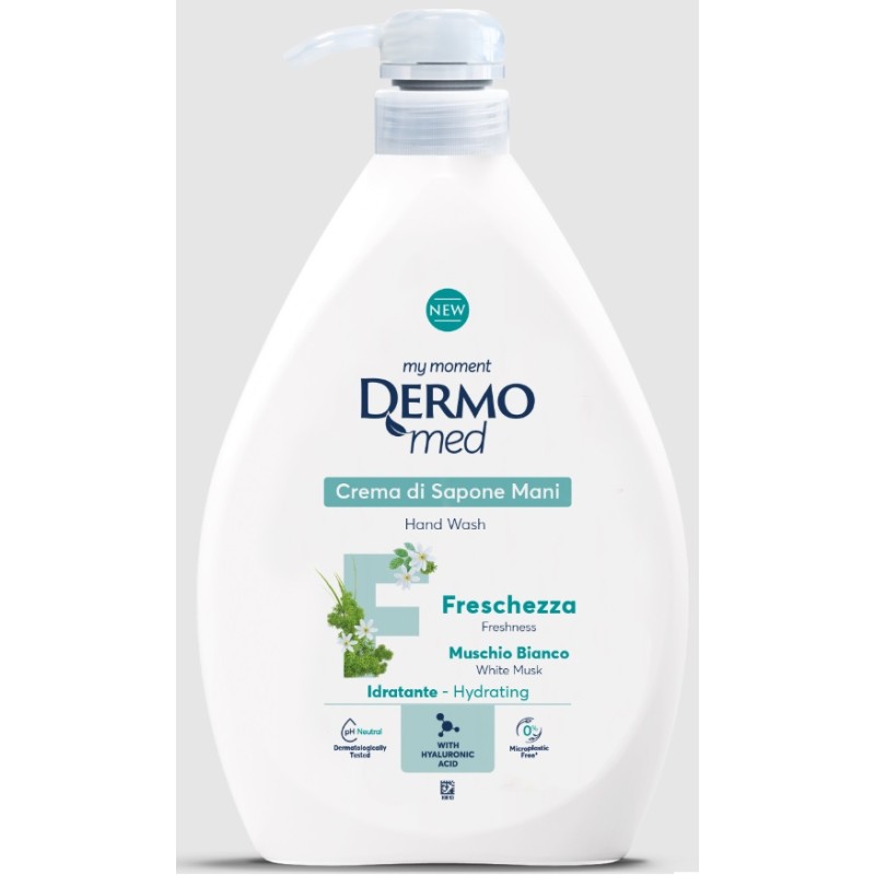 DERMOMED CREMA DI SAPONE FRESCHEZZA LT 1  X 6 CF