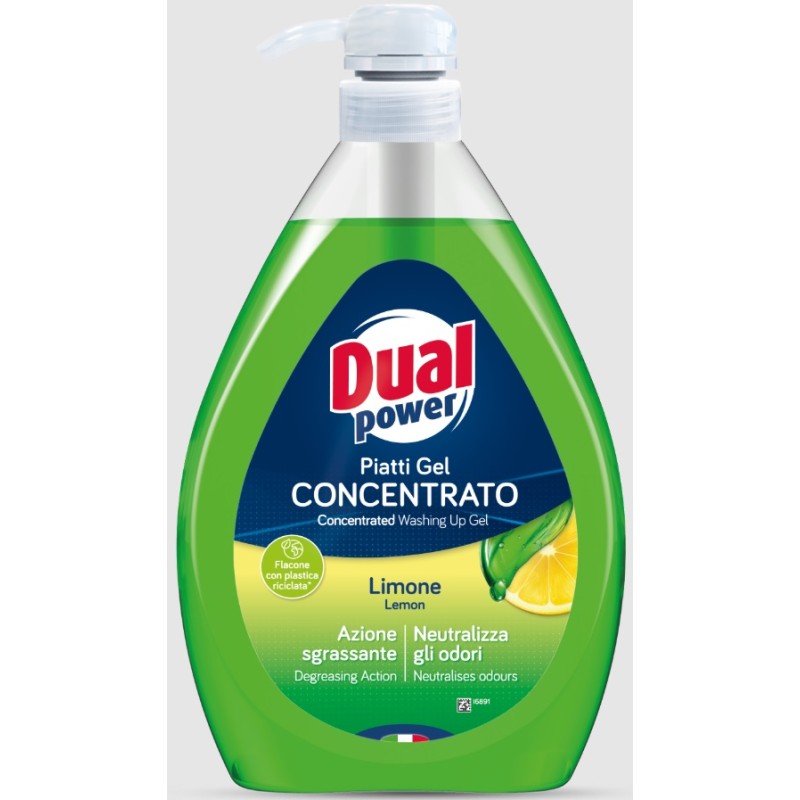 DUAL POWER PIATTI GEL CONC. LIMONE LT 1 X 6 CF