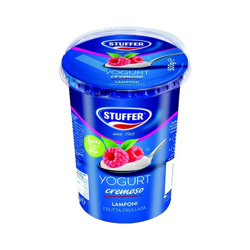 STUFFER YOG.CREM. LAMPONE FRULL. 500 GR. X 6 CF