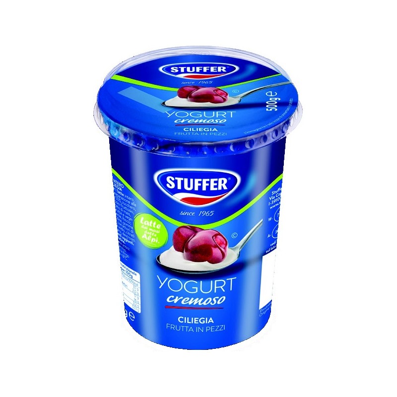STUFFER YOG.CREM. CILIEGIA PEZZI 500 GR. X 6 CF