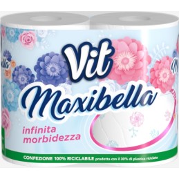VIT CARTA IGIENICA MAXIBELLA 4 ROT. X 15 CF
