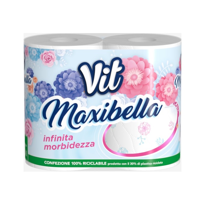 VIT CARTA IGIENICA MAXIBELLA 4 ROT. X 15 CF