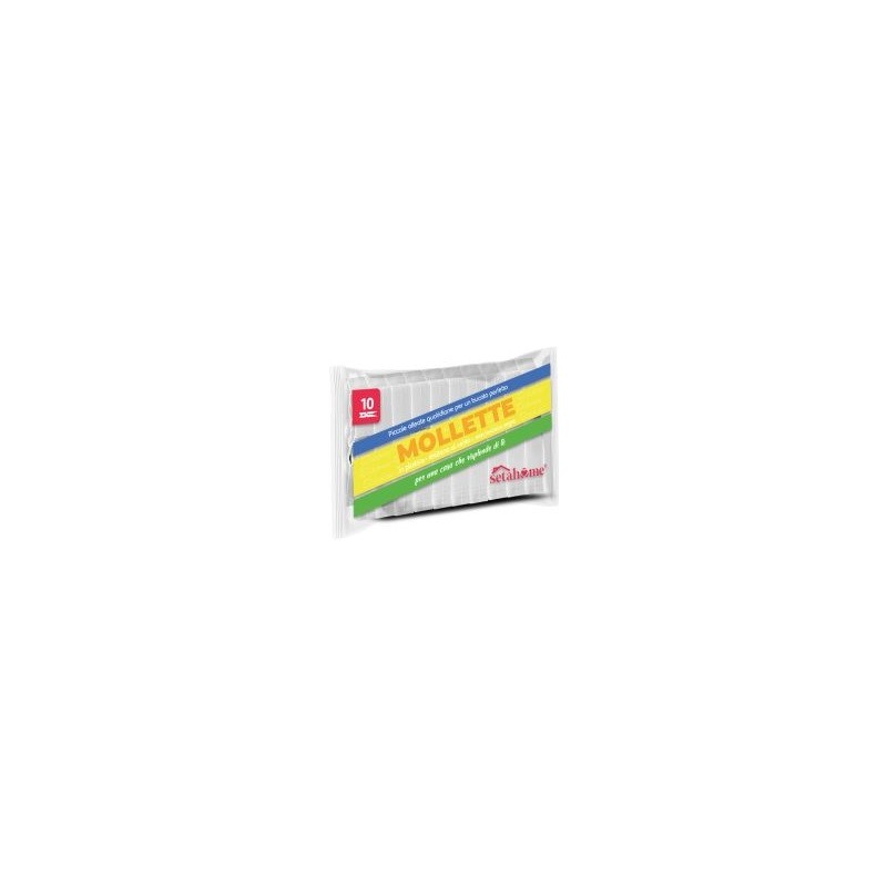 SETABLU\' MOLLETTE BUCATO PLASTICA 10 PZ X 24 CF