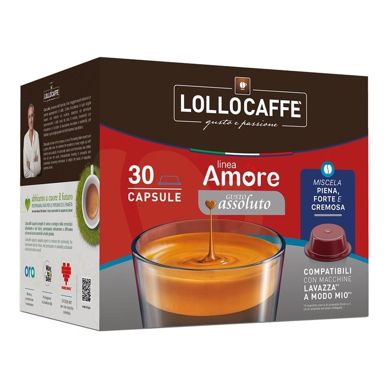 LOLLO CAFFE\' ASSOLUTO CAPS A MODO MIO X 30 PZ