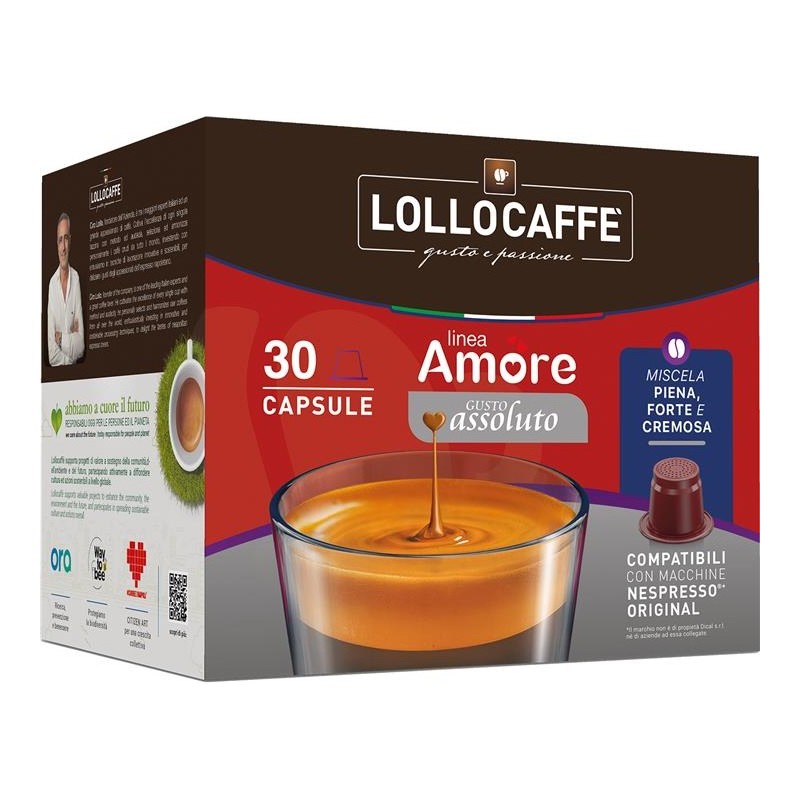 LOLLO CAFFE\' ASSOLUTO CAPS NESPRESSO X 30 PZ