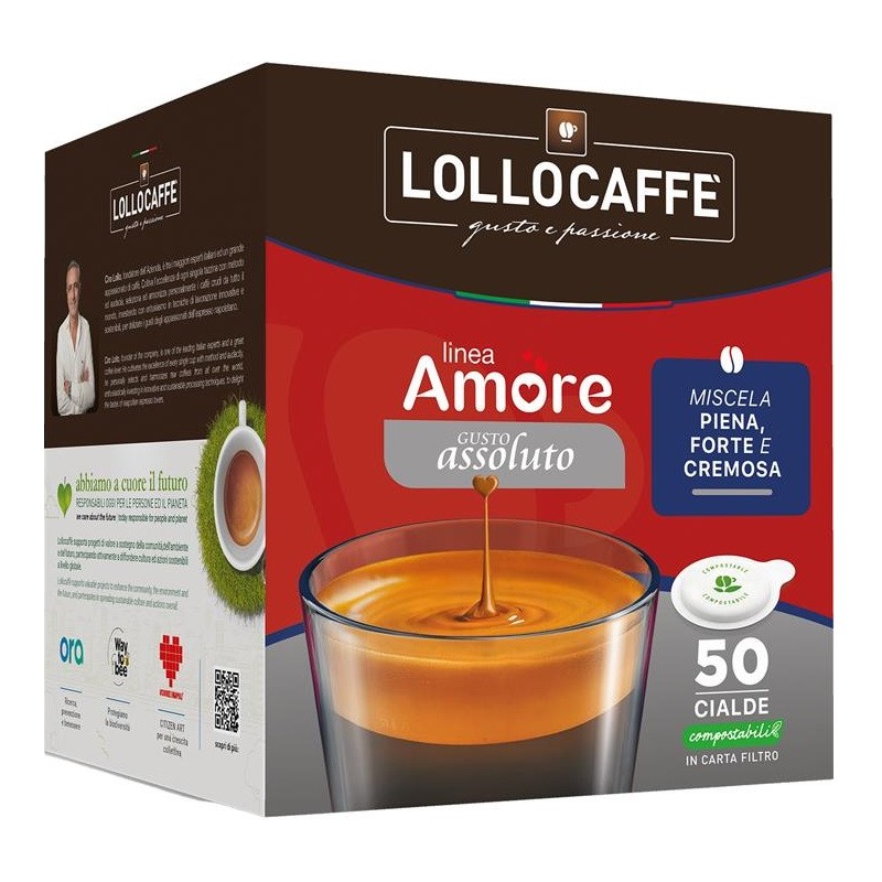 LOLLO CAFFE\' ASSOLUTO CIALDE X 50 PZ