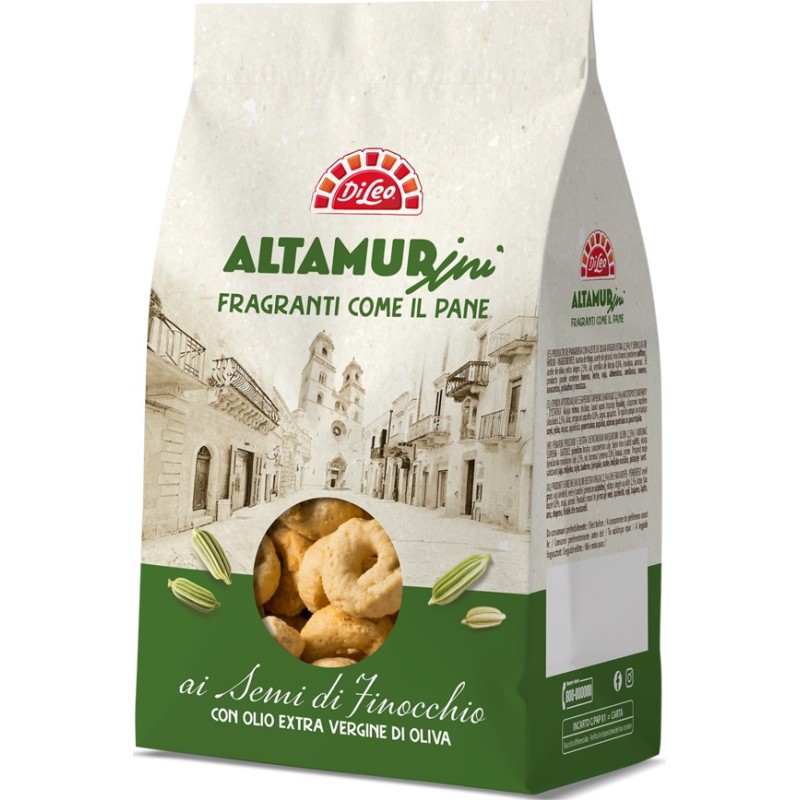 DI LEO TARALL. ALTAMURINI FINOCCHIO GR. 250 X 12 CF