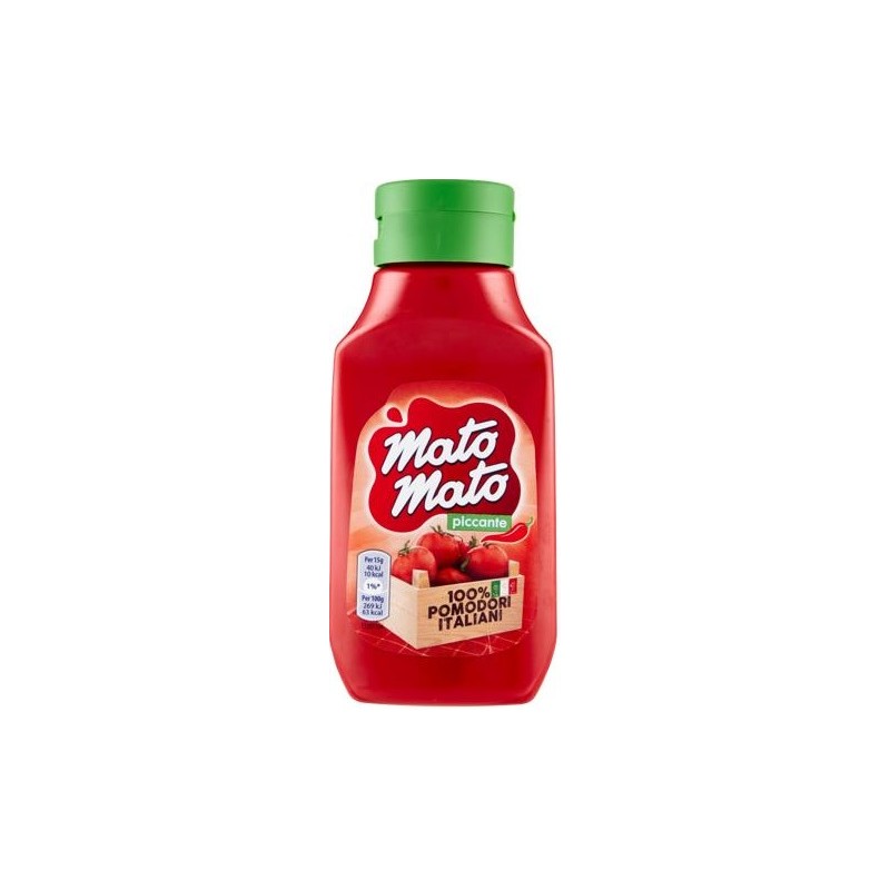 MATO MATO KETCHUP PICCANTE GR 390 X 9 PZ