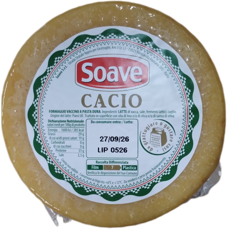 FORMAGGIO DI VACCA TED. BABY