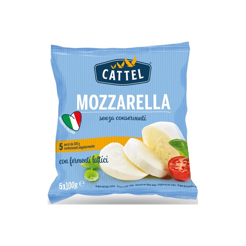 CATTEL MOZZARELLA 100 GR X 5 PZ