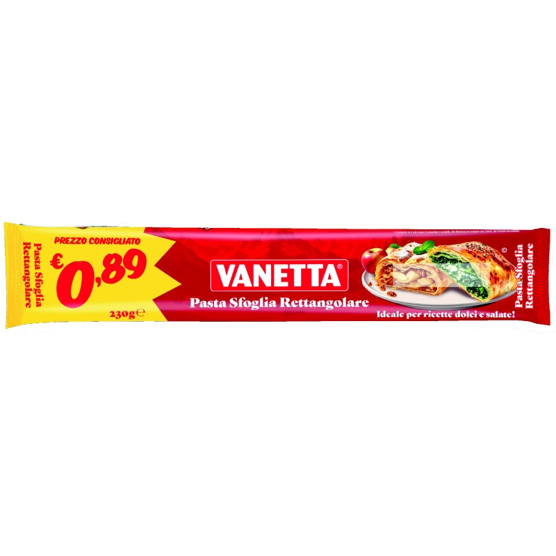 VANETTA PASTA SFOGLIA RET. FLASH GR 230 X 18 CF