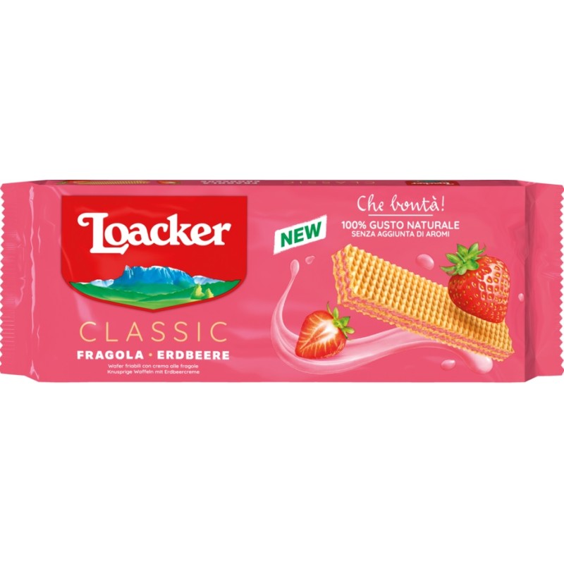 LOACKER CLASSIC FRAGOLA 135 GR X 18 CF