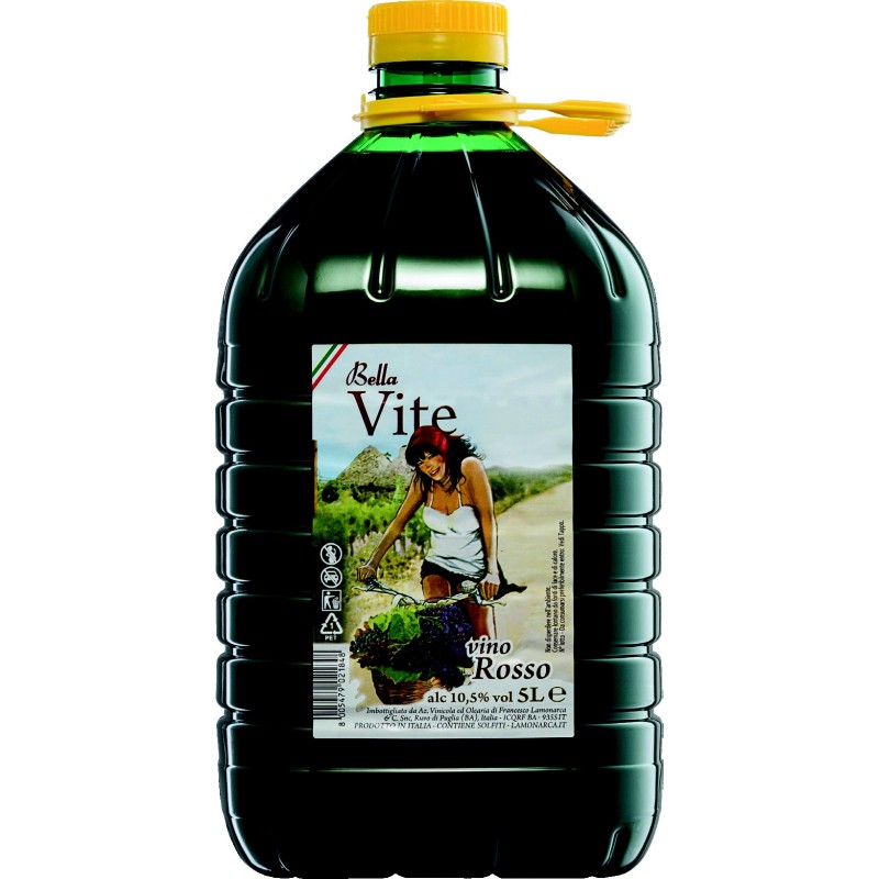 BELLAVITE VINO ROSSO LT 5