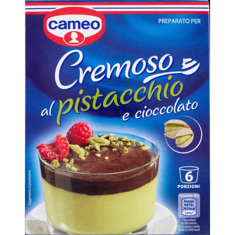 CAMEO CREMOSO PISTACCHIO CIOC. 95 GR X 8 CF