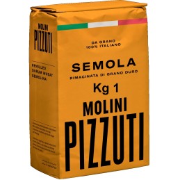 PIZZUTI SEMOLA RIMACINATA KG 1 X  10 CF