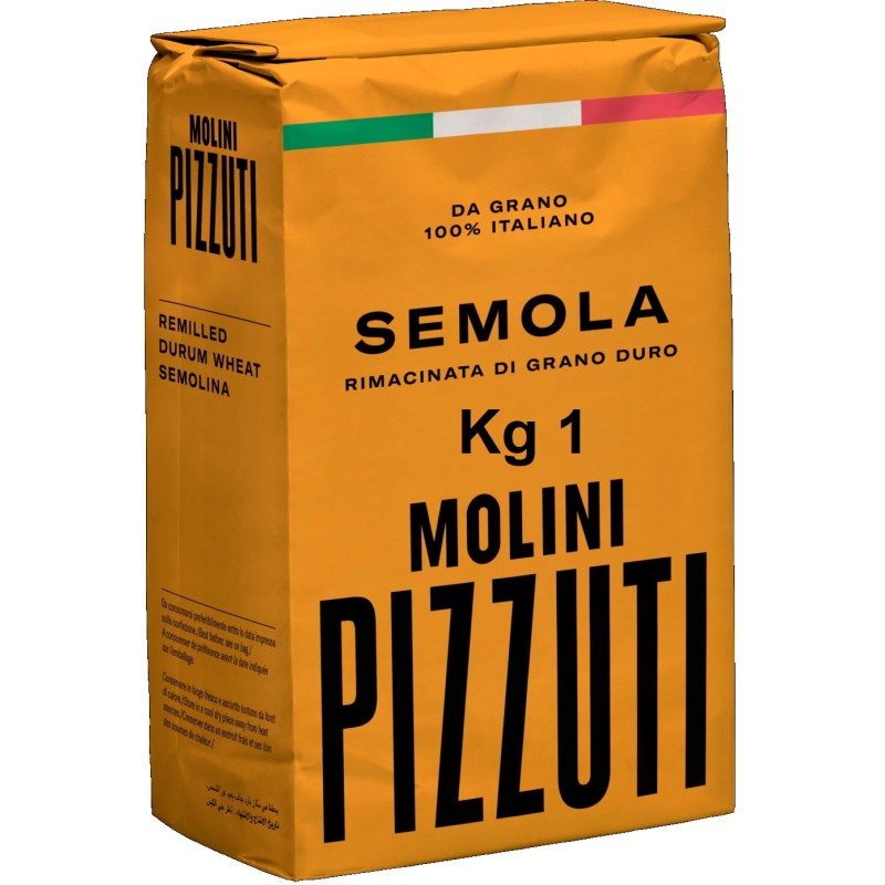 PIZZUTI SEMOLA RIMACINATA KG 1 X  10 CF