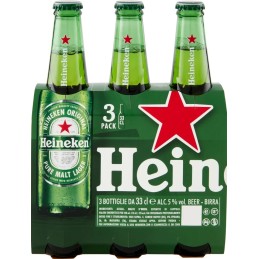 BIRRA HEINEKEN 330 ML X 3 X 8 CF