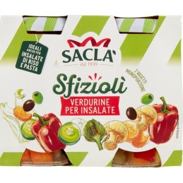 SACLA\' SFIZIOLI\' VERDURINE PER INSALATE GR 212 X 2 PZ X 6 CF