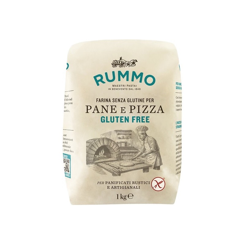 RUMMO FARINA SZA GLUT PANE E PIZZE KG 1