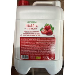GF SCIROPPO X GRANITA FRAGOLA 5 LT