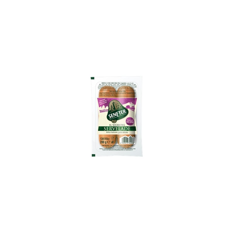 SENFTER WURSTEL SERVELADE 200 GR X 12 CF
