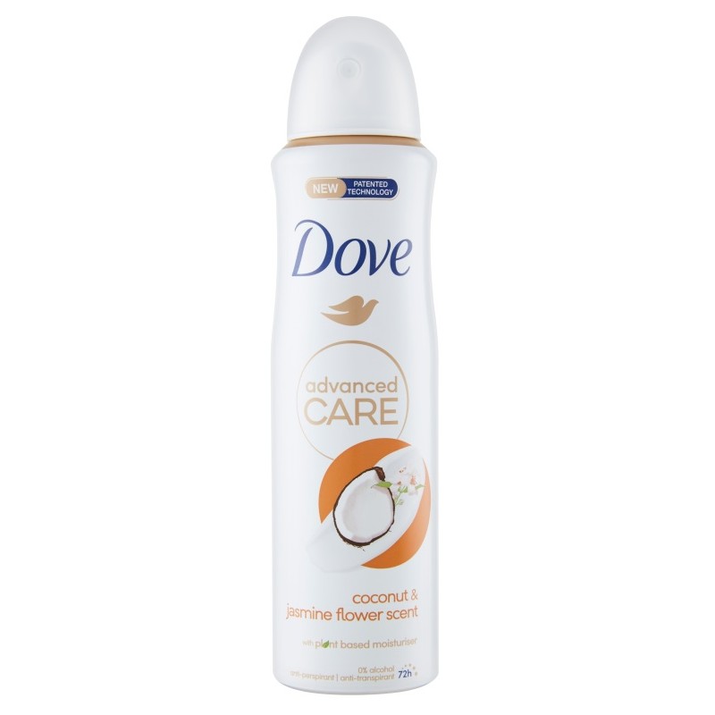 DOVE DEO SPRAY 150 ML COCCO E FIORI DI GELSOMINO X 6 PZ