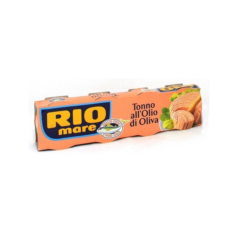 RIOMARE TONNO OLIO OLIVA 80 X 4 PZ