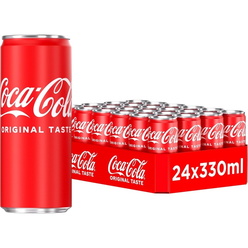 COCA COLA SINGOLA LATTINA 33CL X 24