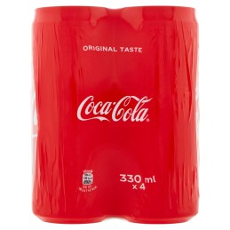 COCA COLA X 4 LATTINA 33CL