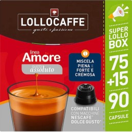 LOLLO CAFFE\' ASSOLUTO CAPS DOLCE GUSTO 75+15  PZ