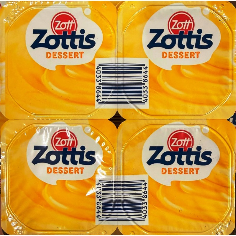 ZOTTI\'S  DESSERT DI LATTE VANIGLIA 4X115  GR. X 6 CF