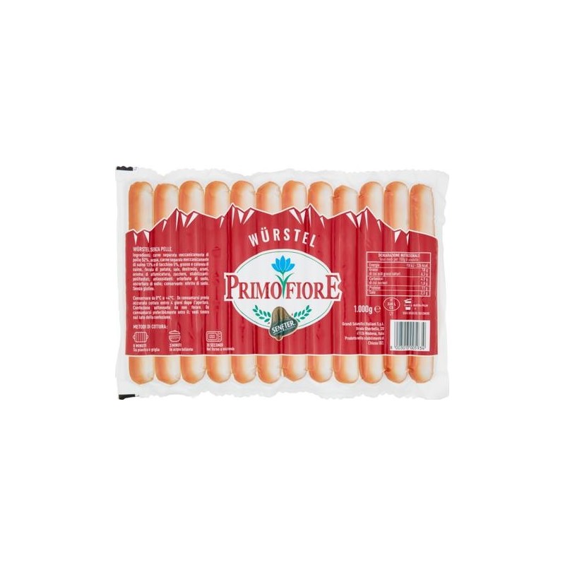 WURSTEL MISTO PRIMO FIORE KG 1 X 7 CF
