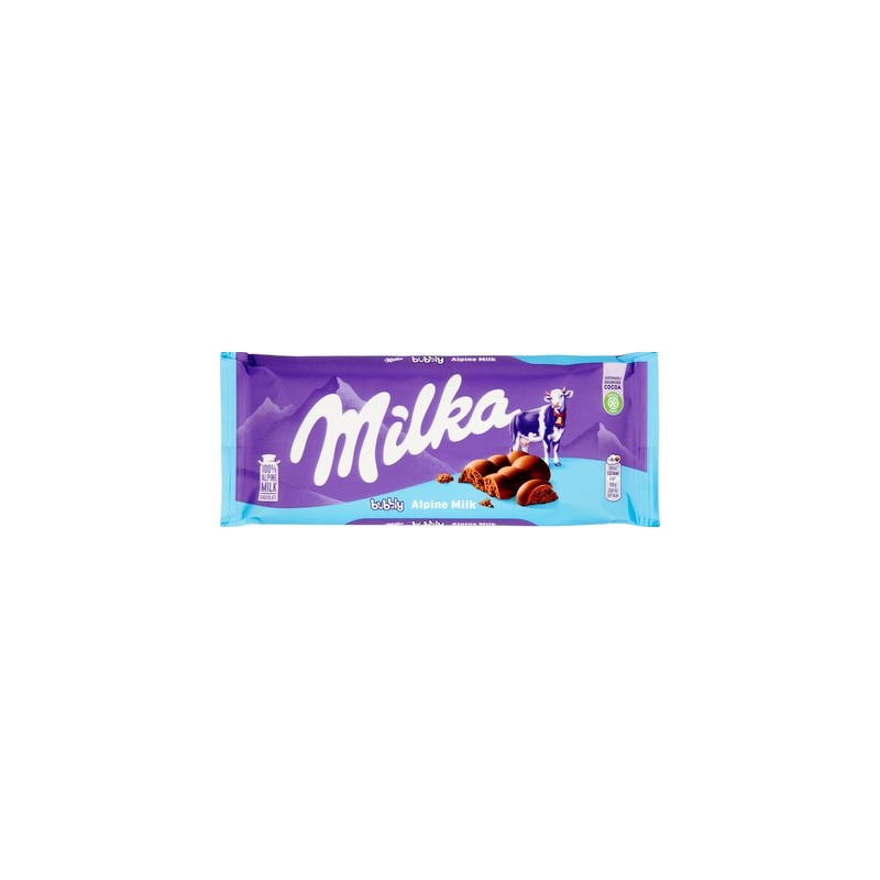 MILKA TAV BUBBLY MILK 90G 14PZ CA