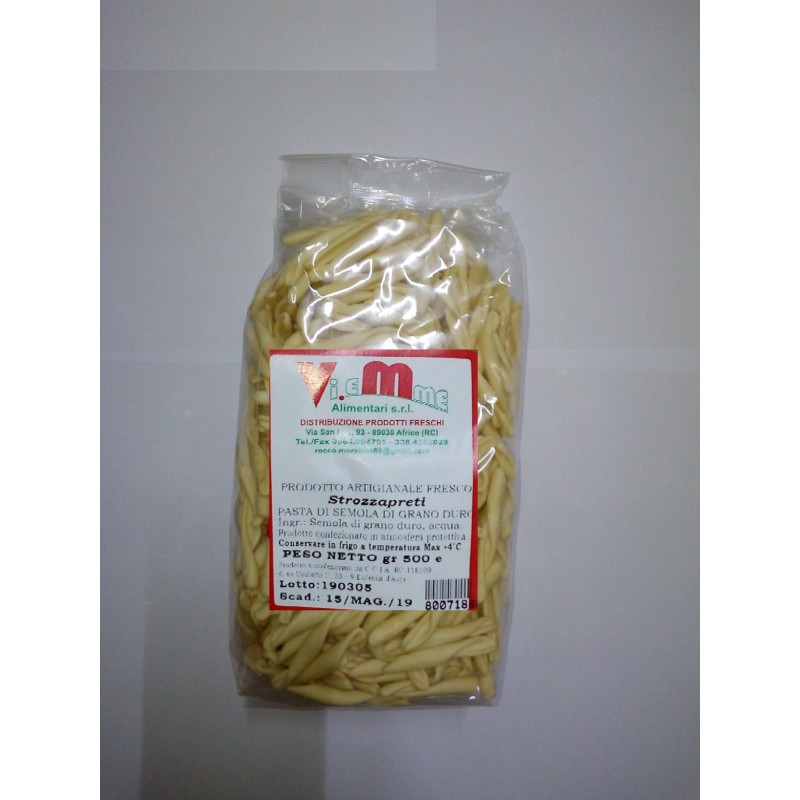 STROZZAPRETI SECCHI 500 GR
